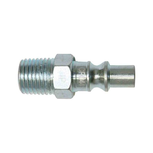 Interstate Pneumatics 1/4 Inch ARO Series Coupler Plug x 1/4 Inch Male NPT, PK 50 CPO441-50K